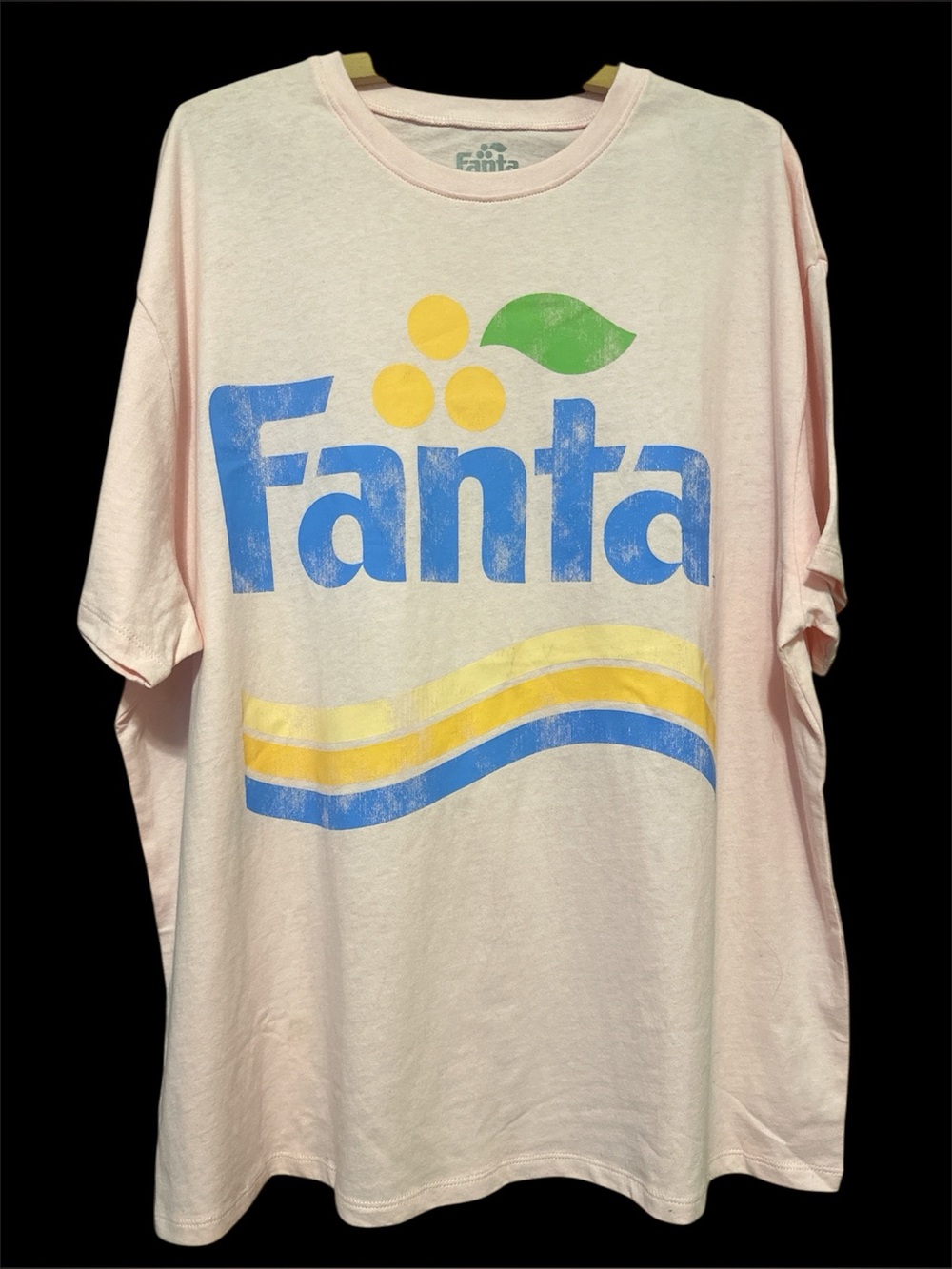 Women’s Fanta Pink Graphic Tee - Logo Print NWT SZ L
